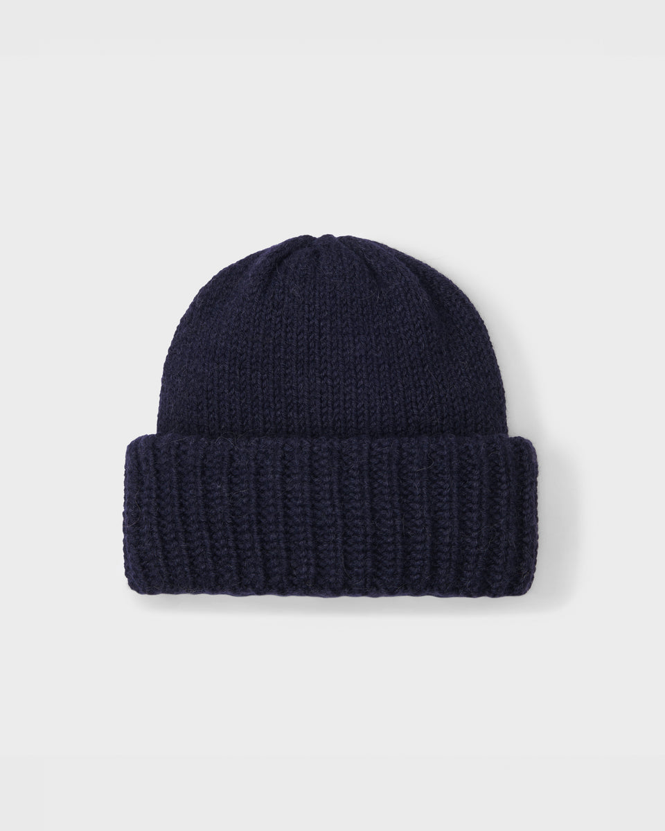 Chunky Beanie Pampas Navy