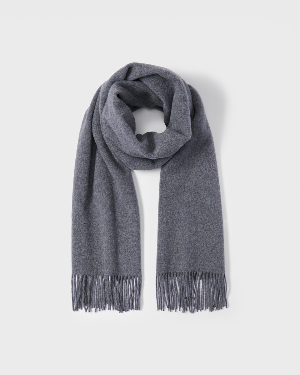 Wool Scarf Grey