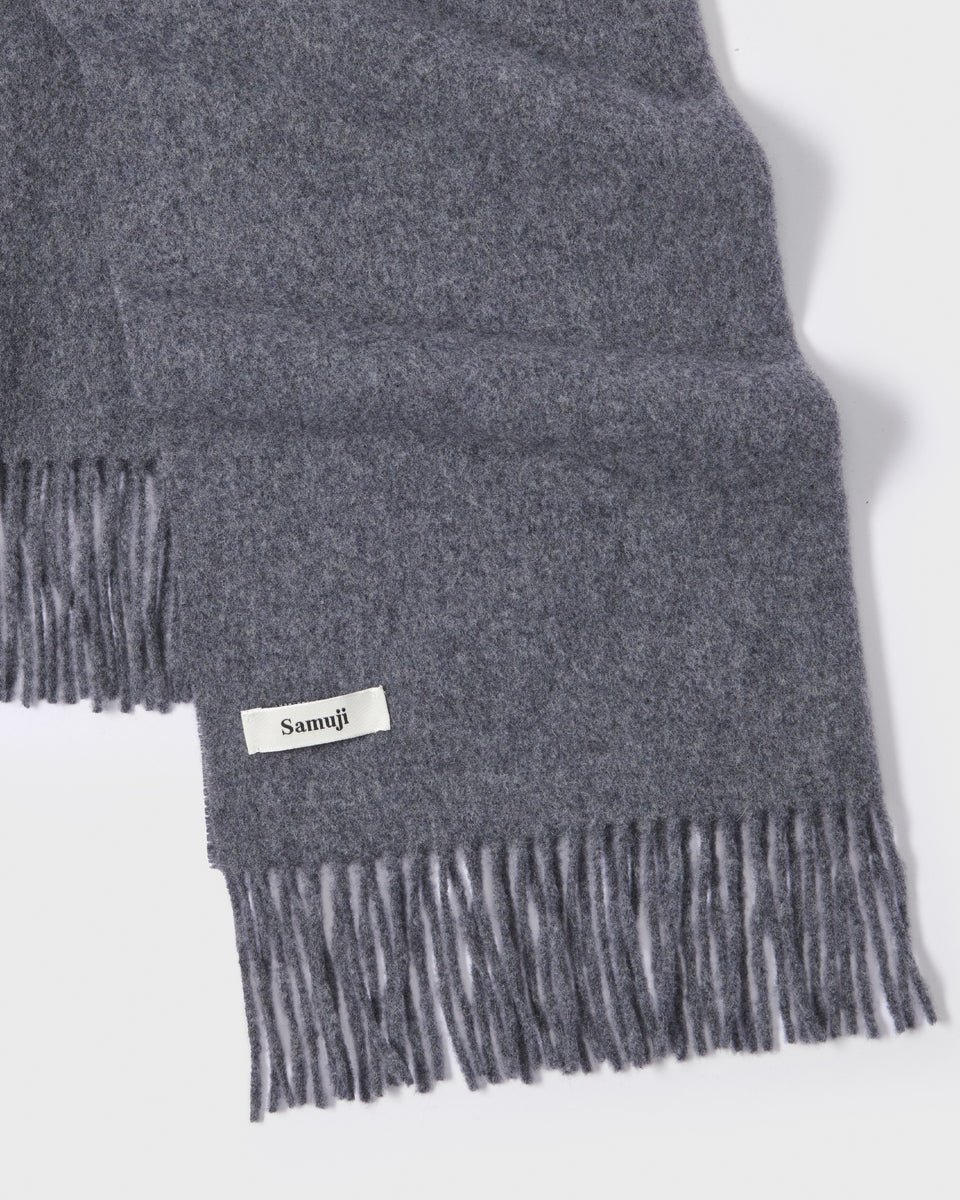 Wool Scarf Grey