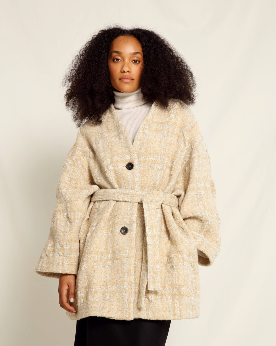 Carin Coat Rustico Sand