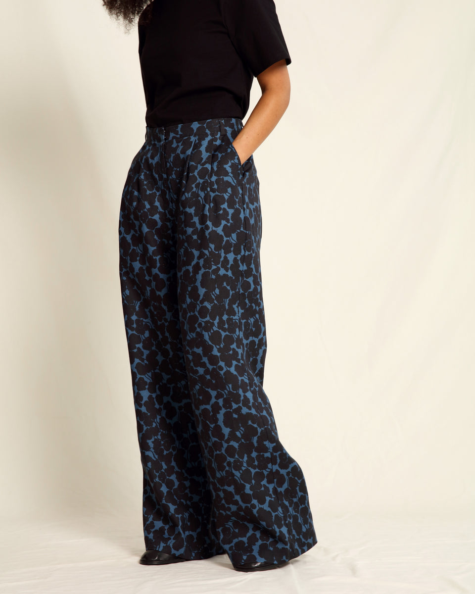 Livia Trousers Varret Small Blue