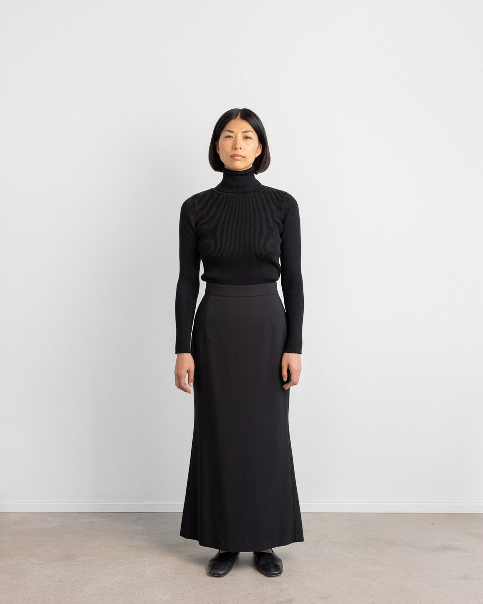 Mieko Skirt Liquid Black