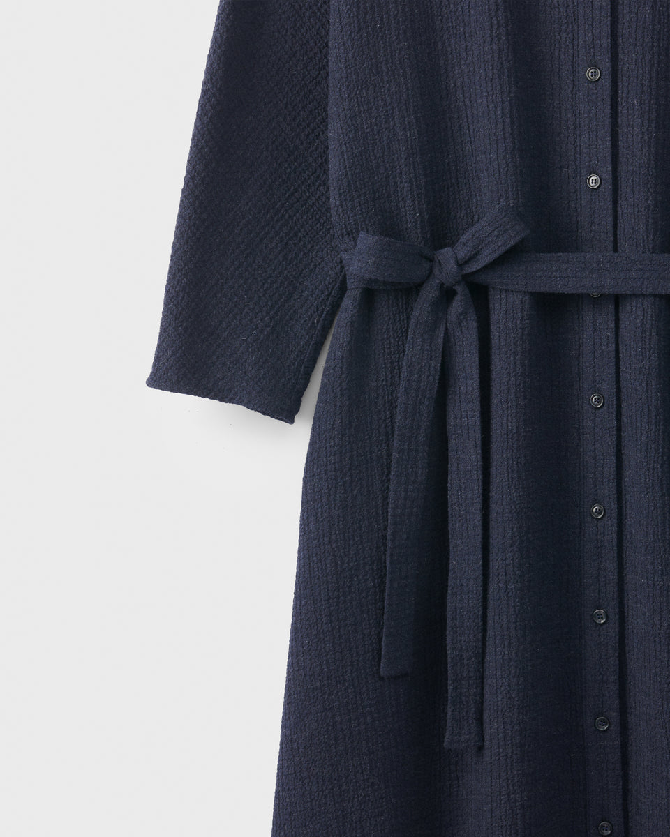 Kaito Dress Woolbuylic Navy