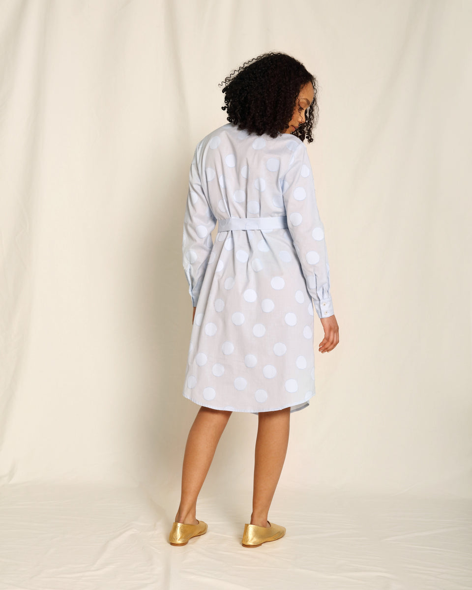 Camila Shirt Dress Maru Light Blue