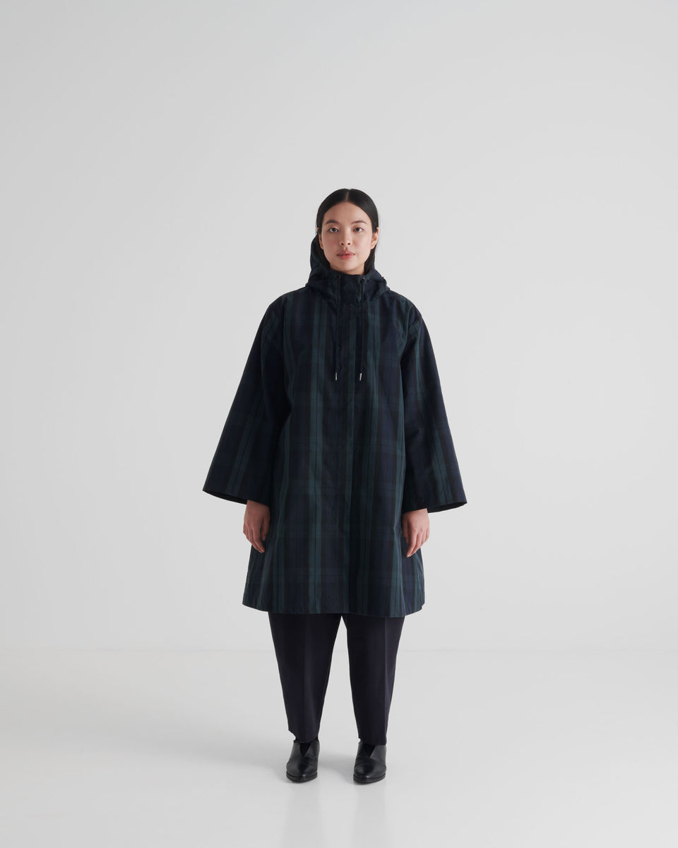 Samuji Cecile Coat Cera Tartan Green/Black