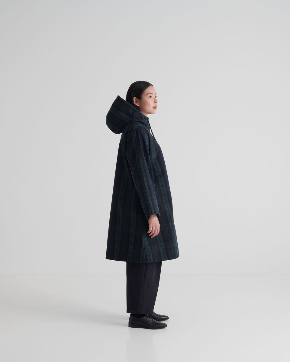 Samuji Cecile Coat Cera Tartan Green/Black