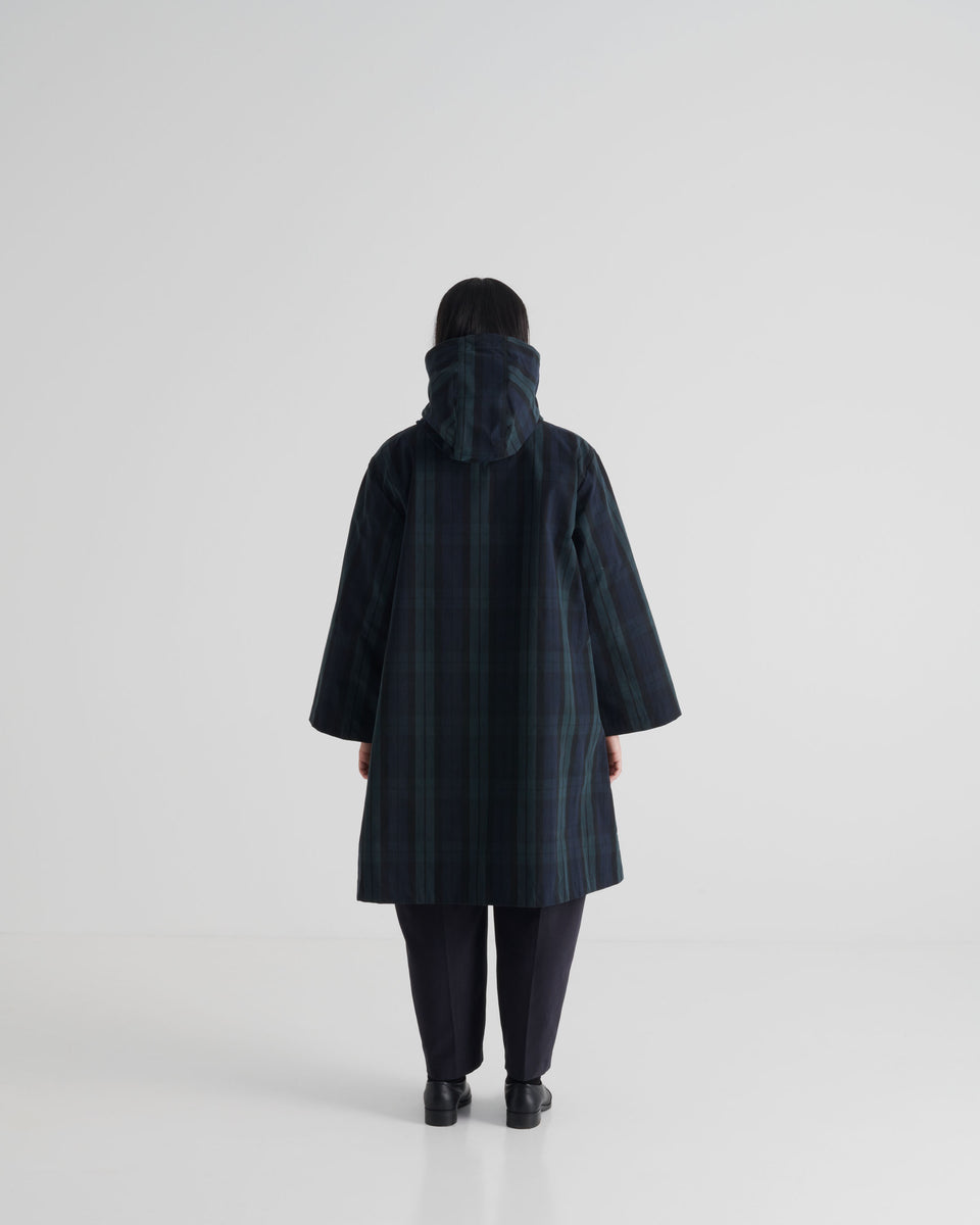 Cecile Coat Cera Tartan Green/Black