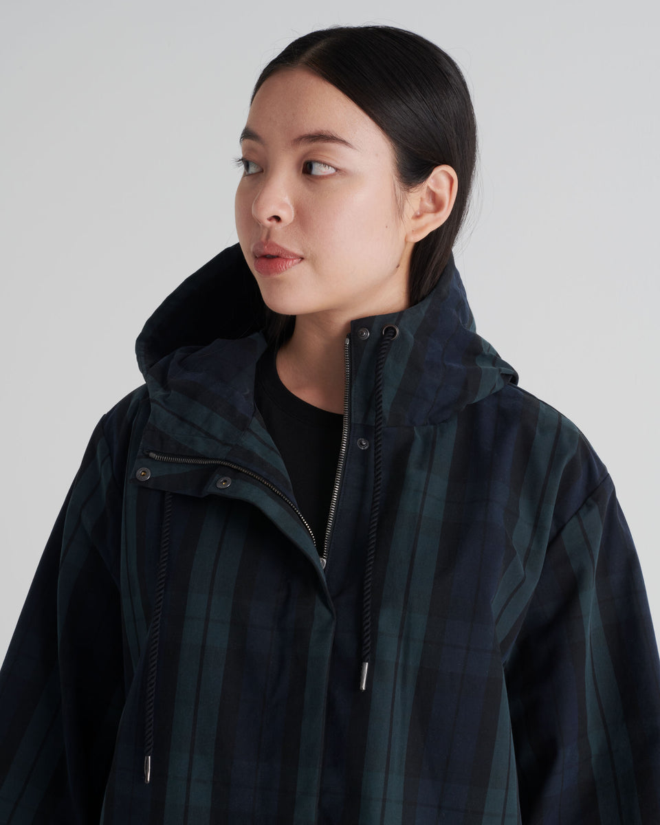 Cecile Coat Cera Tartan Green/Black