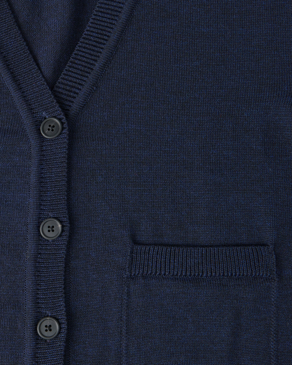 Pilot Cardigan Biella Dark Navy